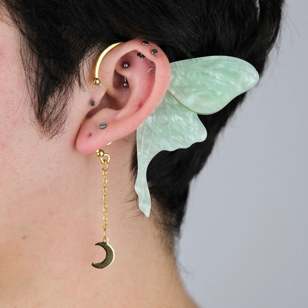 Luna Moth Ear Cuff (Pair) – Affordable Earrings :)