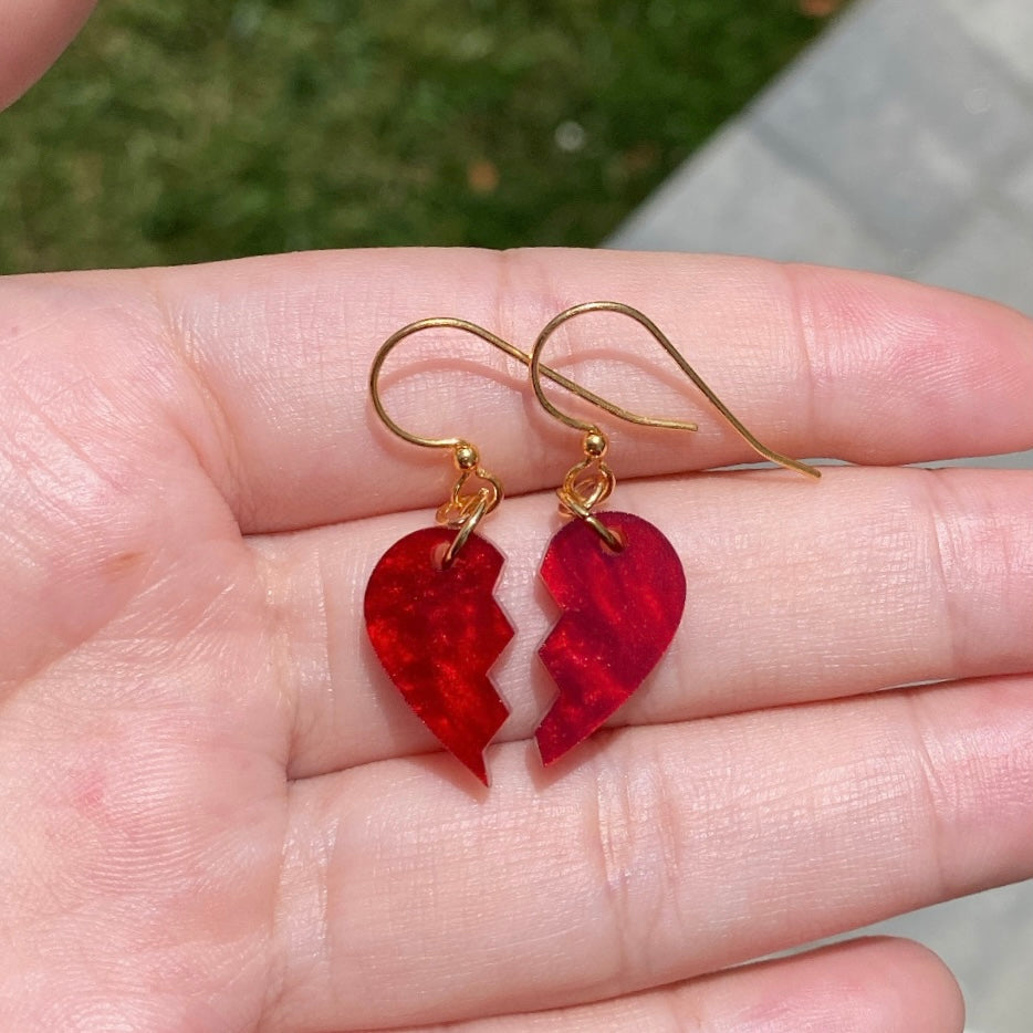 my heart earrings