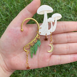 Mushroom Forest Ear Cuff (Pair)