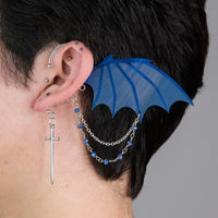 Blue Dragon Ear Cuff (Pair)