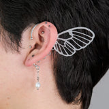 Clear Butterfly Ear Cuff (Pair)
