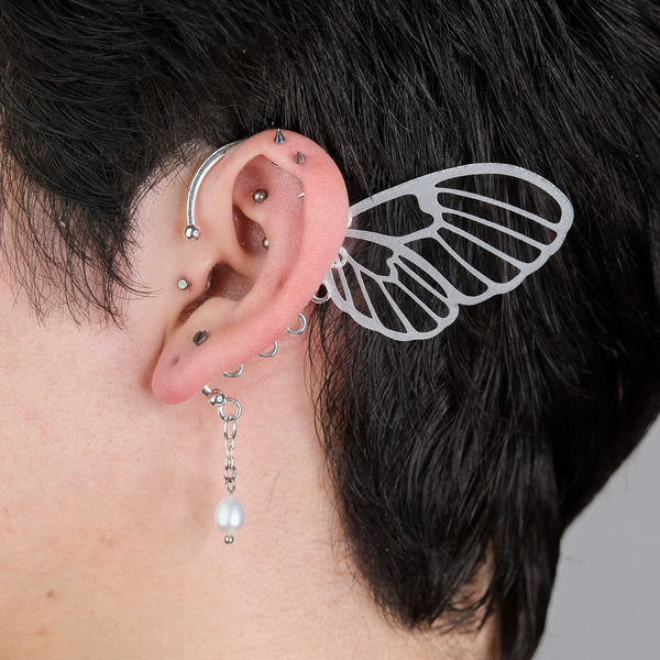 Golden Fall Osmanthus Singe-Side Earring – HTF Oriental