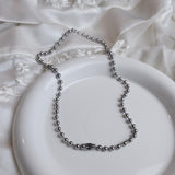 Medium Ball Chain Stainless Steel Necklace