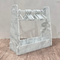 Marble White Clothing Rack Earring Hanger 3.0