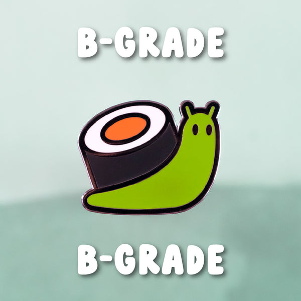 (B-Grade) Sushi Snail Enamel Pin