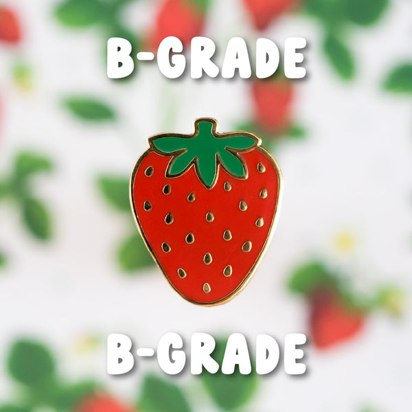 (B-Grade) Strawberry Enamel Pin