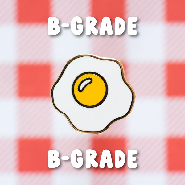 (B-Grade) Fried Egg Enamel Pin