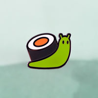 Sushi Snail Enamel Pin