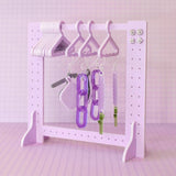 Clothing Rack Earring Hanger 2.0 - Pastel Lilac