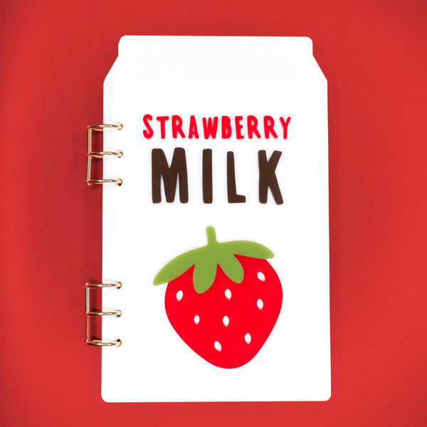 Strawberry Milk Refillable Notebook